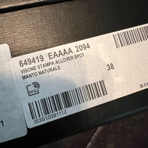 AUTHENTIC SAINT LAURENT Leopard Mink Sandals - Picture 14 of 16